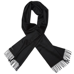 Blacksaw Baby Alpaca Solstice Scarf Black Night