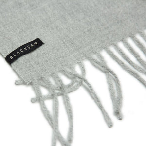 Blacksaw Baby Alpaca Solstice Scarf Light Heather grey