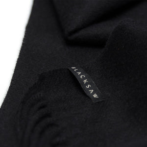 Blacksaw Baby Alpaca Solstice Scarf Black Night