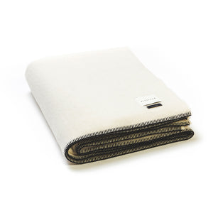 Blacksaw Siempre Recycled Alpaca Blanket in Speakeasy Ivory