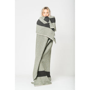 Blacksaw Siempre Recycled Alpaca Wool Blanket in Surplus