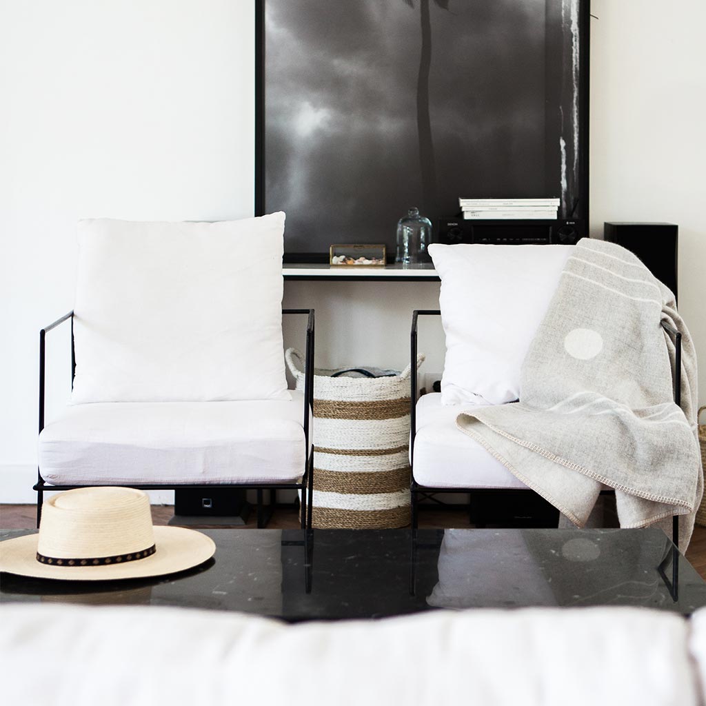 Harvest Moon Reversible Throw. Zero Dye Collection