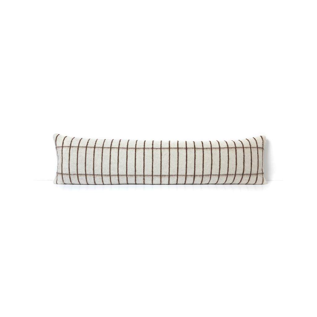 AALTO HEIRLOOM THROW PILLOW 48" X 12". ZERO DYE