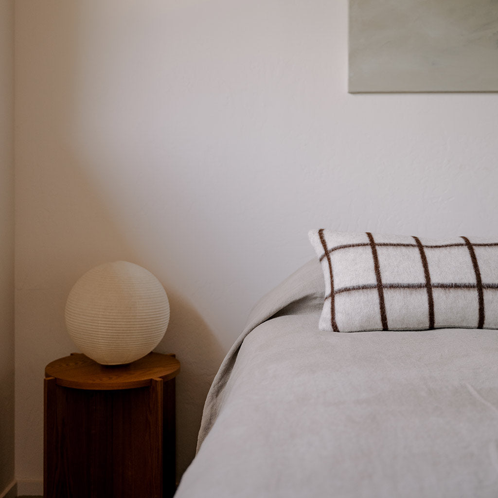 UMI HEIRLOOM THROW PILLOW 23" X 11". ZERO DYE