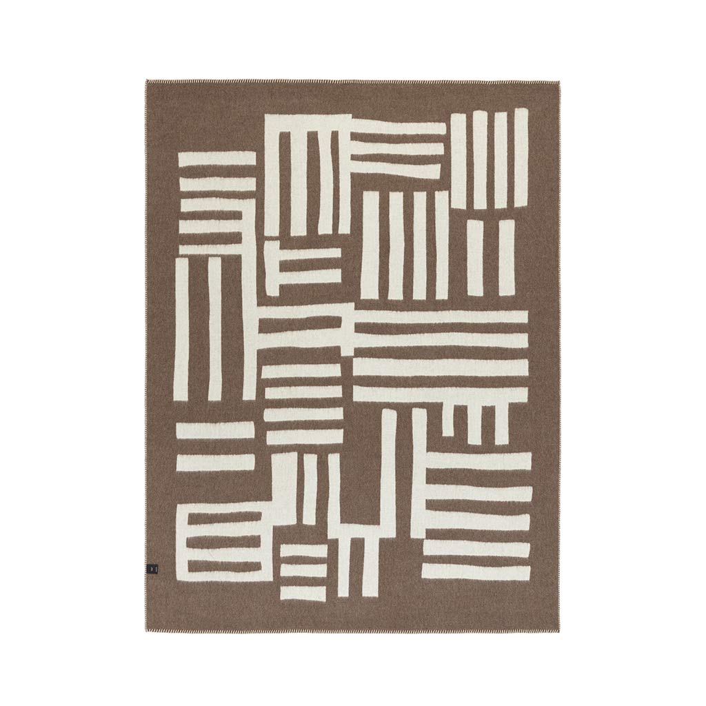 Rosin Zero Dye Reversible 100% Baby Alpaca Wool Throw