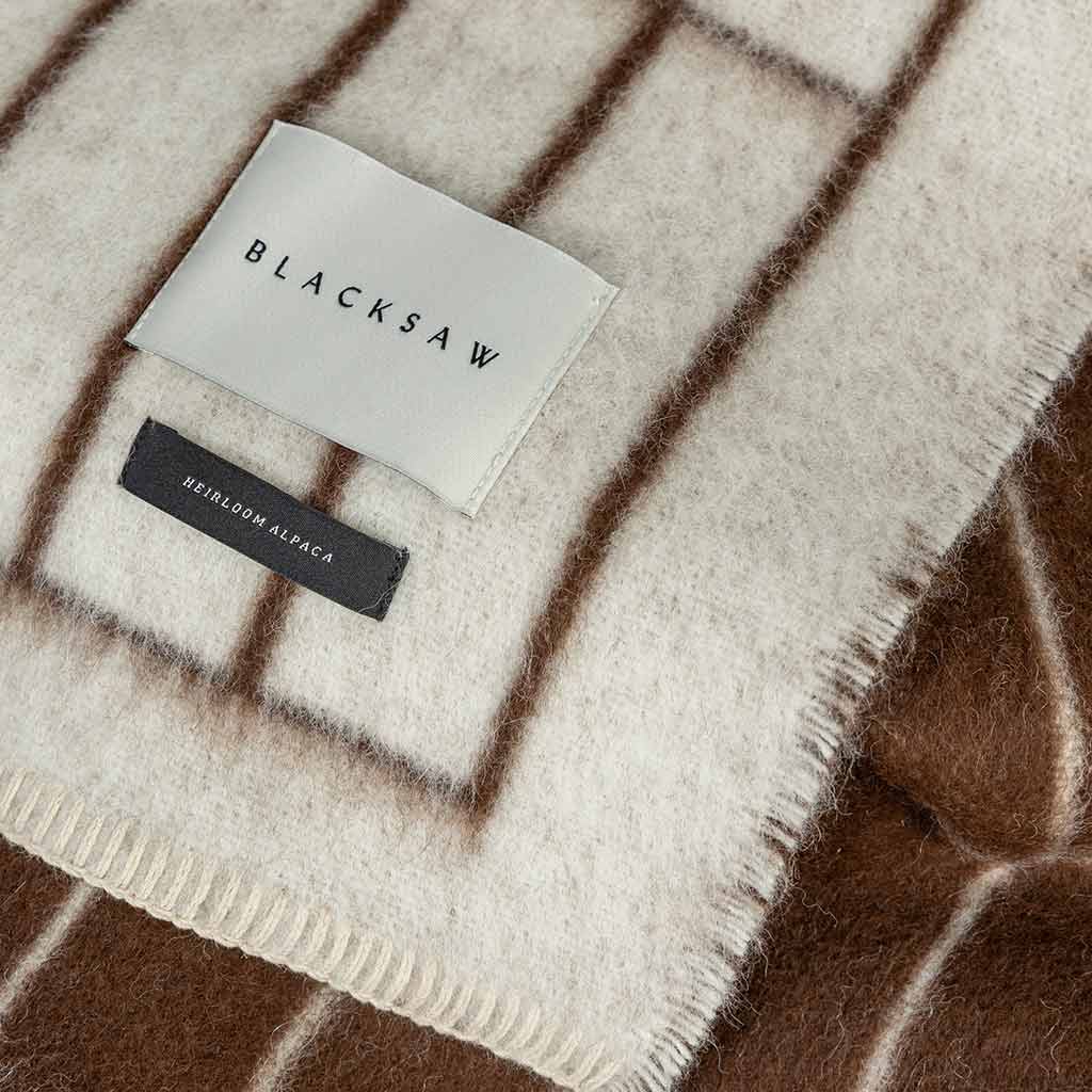 AALTO HEIRLOOM BLANKET. ZERO DYE