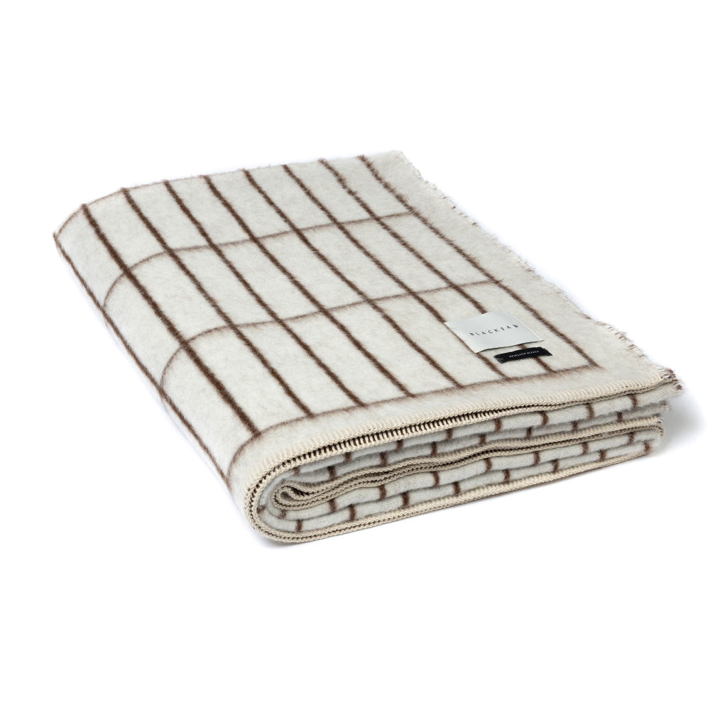 AALTO HEIRLOOM BLANKET. ZERO DYE