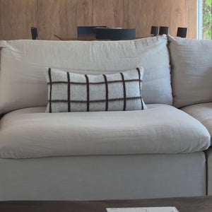 UMI HEIRLOOM THROW PILLOW 23" X 11". ZERO DYE