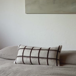 UMI HEIRLOOM THROW PILLOW 23" X 11". ZERO DYE