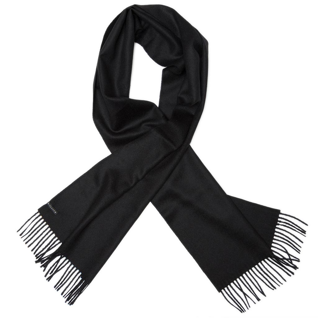 Blacksaw Baby Alpaca Solstice Scarf Black Night