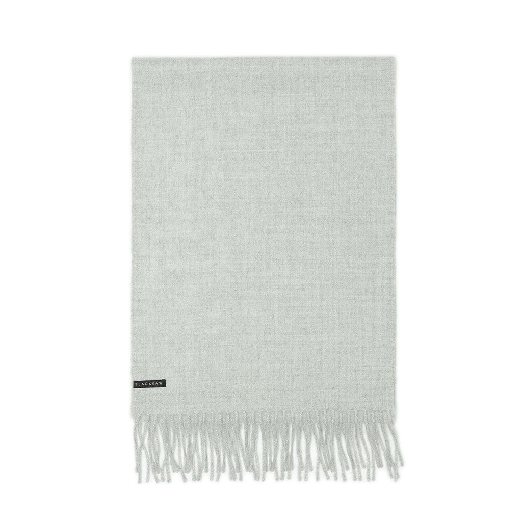 Blacksaw Baby Alpaca Solstice Scarf Light Heather Grey