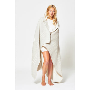 Harvest Moon Reversible 100% Alpaca Wool Throw Blanket by Blacksaw ...